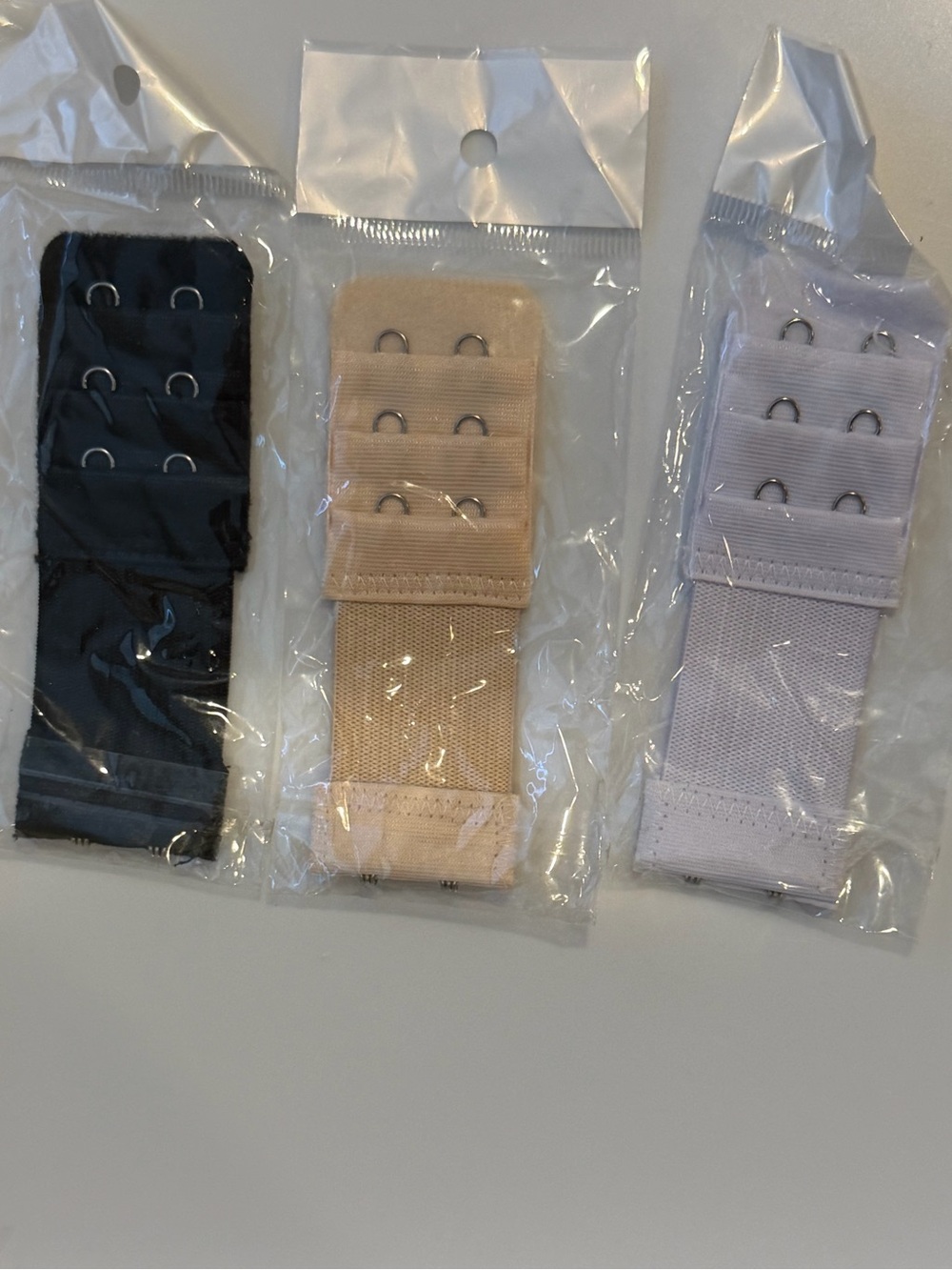 New. Bra Strap Extender. Black Nude White